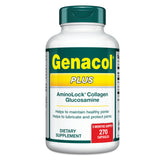 Genacol glucosamine and collagen bottle front supports daily joint comfort