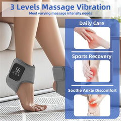 Generic ankle massager for circulation with three heat levels.