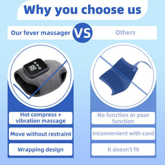 Generic ankle massager heat levels for personalized warmth.