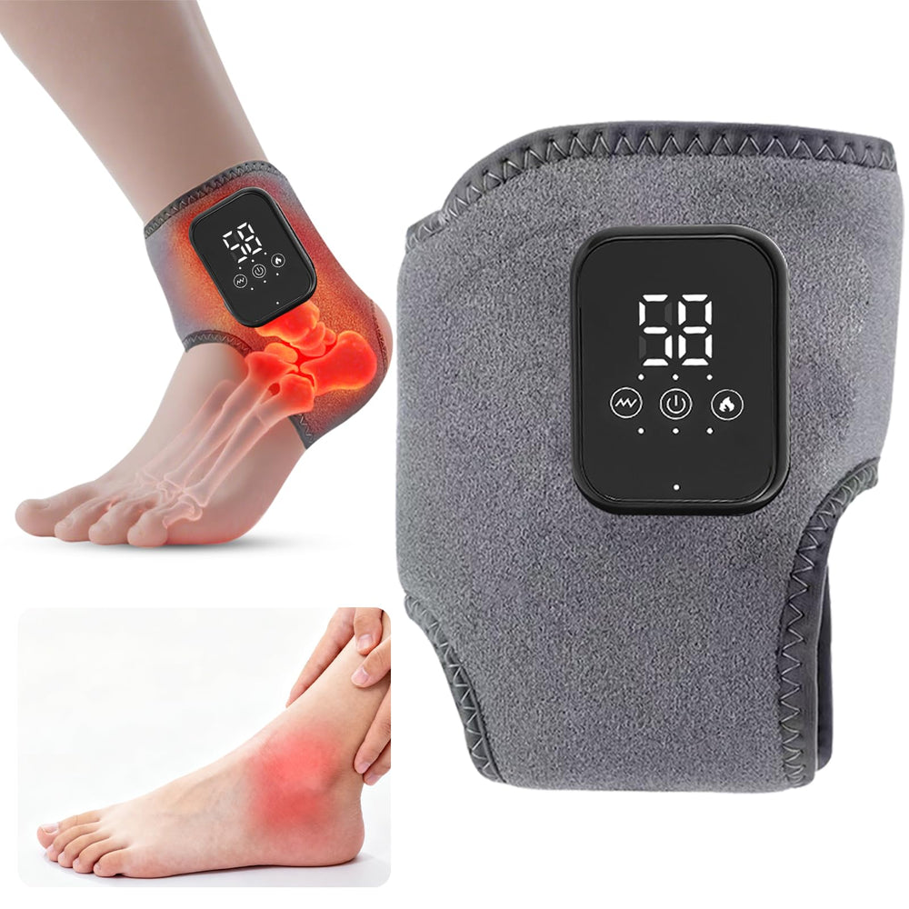 Generic cordless ankle heating pad for targeted relief and recovery.