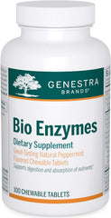 Genestra Bio Enzymes tablets out for use.
