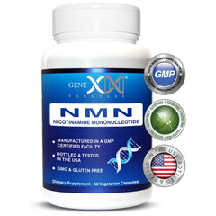 Genex Formulas NMN 250mg bottle for easy daily supplementation