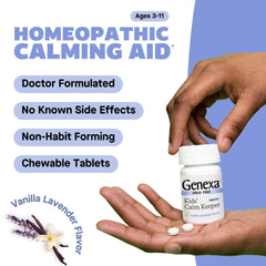 Genexa Kids Calm Keeper vanilla lavender flavor appeals to children.