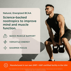 Genius BCAA Powder Cognizin close-up for cognitive focus during training