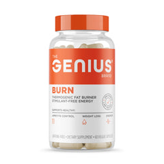 Genius Brand thermogenic fat burner bottle for daily metabolism support