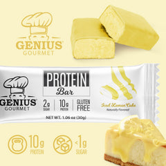 Genius Gourmet Protein Bar soft texture close-up