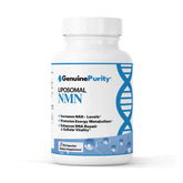 GenuinePurity liposomal NMN bottle with 60 vegan capsules for daily cellular support