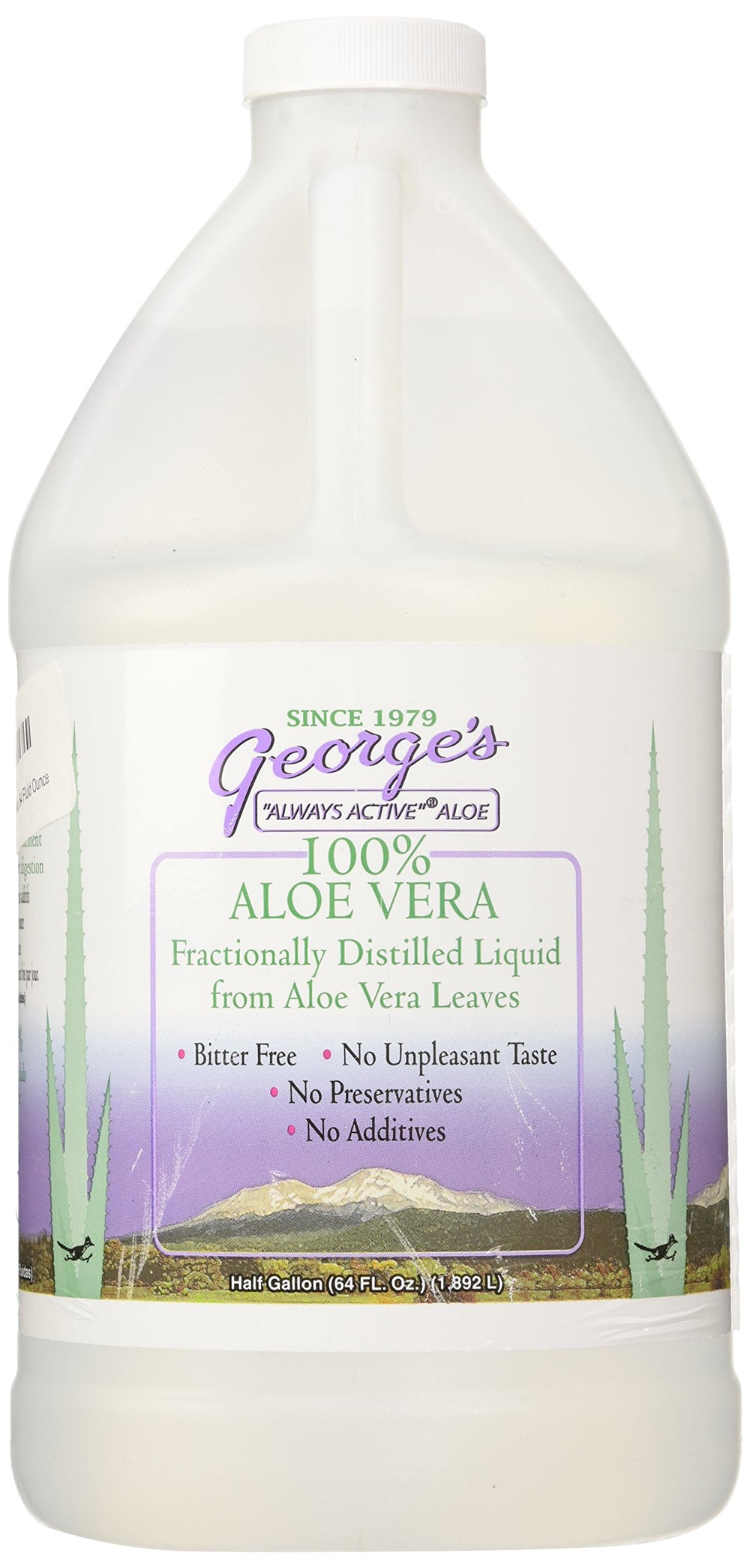 George's Aloe Vera softgel bottle for daily hydration and soothing routine