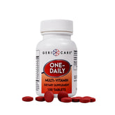 GeriCare One-Daily bottle front, convenient daily supplement for everyday wellness.