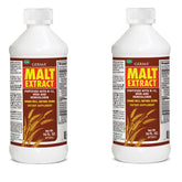Germa Malt Extract 16oz bottle highlighting B-12 and iron fortification for energy support