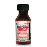 Germa Mercury-Free First Aid Liquid bottle with 1 oz labeled packaging for minor wounds