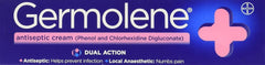GERMOLENE antiseptic cream front view, soothing care for minor skin injuries