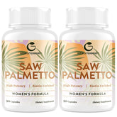 Gesundgeist Saw Palmetto bottle with capsules for potential hair support and overall wellness.