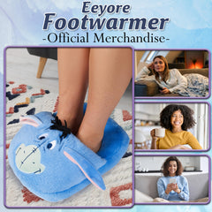 Get Trend Eeyore foot warmer side view highlighting roomy one-size-fits-most fit