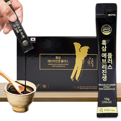 GeumHeuk Black Ginseng Extract packaging highlights premium quality.