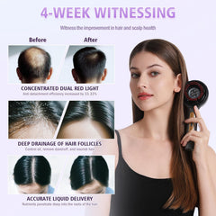 Gewaizhuan scalp massager close-up with 72 bristles for deep stimulation
