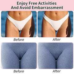 Gexloryn sweat-proof concealer pad stays secure through exercise.