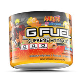 G Fuel Naruto Sage Supreme Hydration tub with grapefruit-white peach flavor for focused energy.