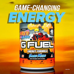 G Fuel Sage Mode flavor close-up citrus-peach swirl highlights refreshing taste