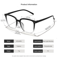 GFUIARA protección UV400 para uso cómodo frente a luces brillantes