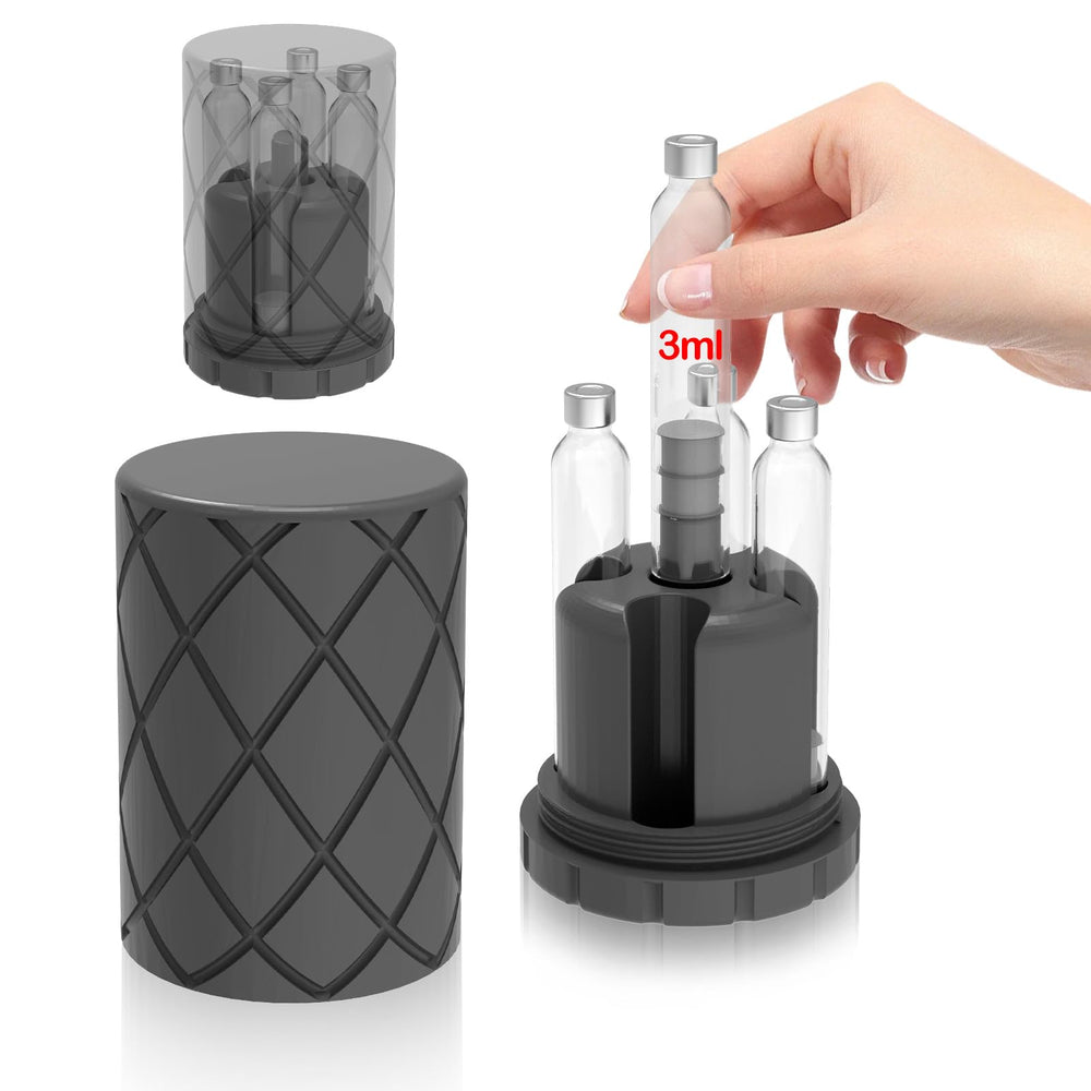 GFYYBKJ portacartuchos 3 mL con torre de purga para uso diario y transporte seguro