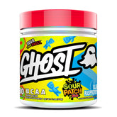 GHOST BCAA Blue Raspberry bottle pour supports hydration and flavor during workouts.