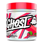 GHOST Burn powder container kiwi strawberry for pre-workout energy
