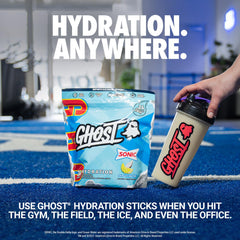 GHOST Hydration Packets transparent label reveals ingredients for informed hydration.
