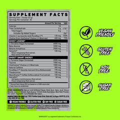 GHOST Legend pre-workout being mixed in a glass for a flavorful energy boost