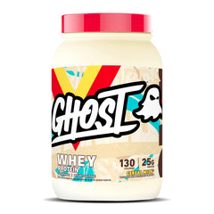GHOST Whey Cereal Milk tub front, ideal for post-workout shakes