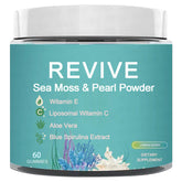Giamau Revive Hair Gummies bottle pouring for easy daily use and glossy hair support.