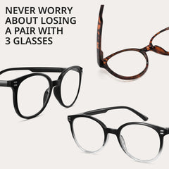 GIBLOGO comfy-fit reading glasses stay secure during activity