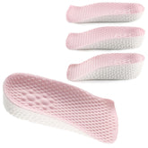 Gihunk pink 15mm height-increase insole highlighting arch support for daily comfort.