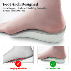 Gihunk premium PU material provides durable, supportive insoles for long wear.