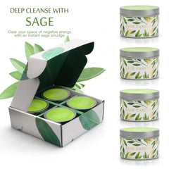 Gisly recyclable candle jar doubles as decor or storage.