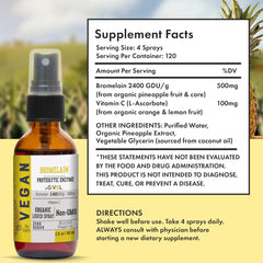 GIVOL pineapple extract label highlights organic sourcing and enhanced potency.
