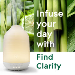 Glade USB-powered diffuser ready to plug into laptop or power bank