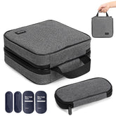 Glamgen large travel insulin cooler case with spacious main compartment for pens and supplies.
