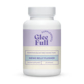 GLEEFULL SUPPS Meno Belly Flusher bottle front, modern design for digestion support
