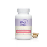 GLEEFULL SUPPS Meno Shred bottle showing metabolism support for menopause.