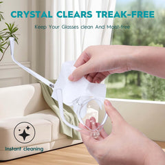 GlintFy lens wipes individually packaged for freshness and convenience.