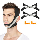 GlintStick anti-snoring chin strap with breathable design for comfortable sleep.