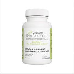 GliSODin Skin Nutrients bottle front showing premium antioxidant support.