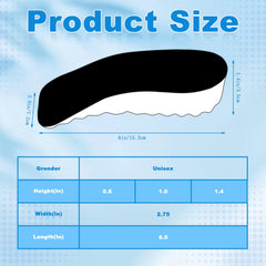 Glitopper 4D cloud technology insoles providing plush support and stable footing