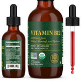 Global Healing Center B12 sublingual bottle shown for easy daily energy support.