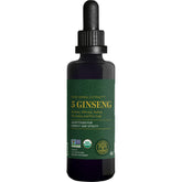 Global Healing Center Ginseng liquid drops poured for quick energy support.