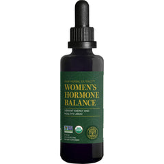 Global Healing Center organic women's hormone balance drops bottle on a clean surface for easy daily use
