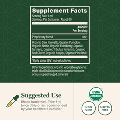 Global Healing Center Prostate Health ingredients list highlights key botanicals