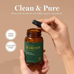 Quercetin cardiovascular flavonoids label highlighting circulation support