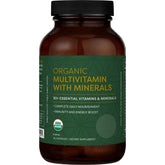 Global Healing Center USDA Organic multivitamin bottle front view for daily wellness.